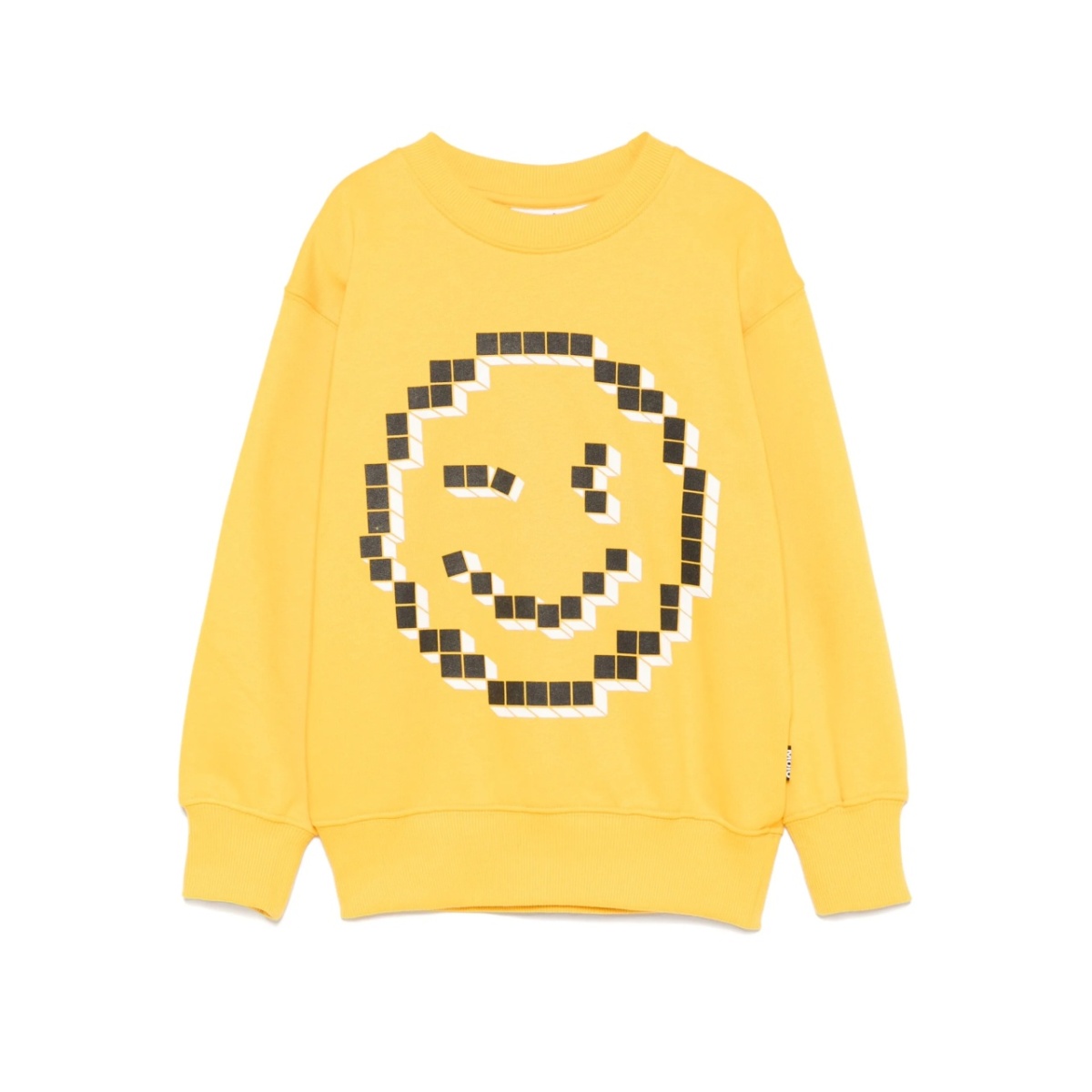 smiley-print sweatshirt