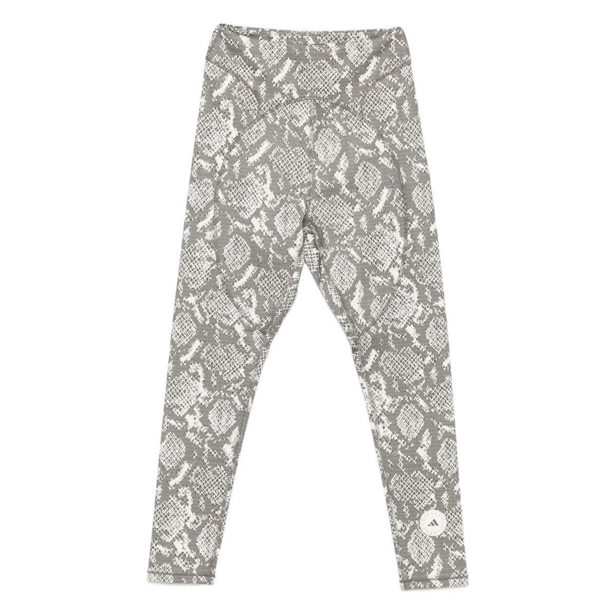 snakeskin-print performance leggings
