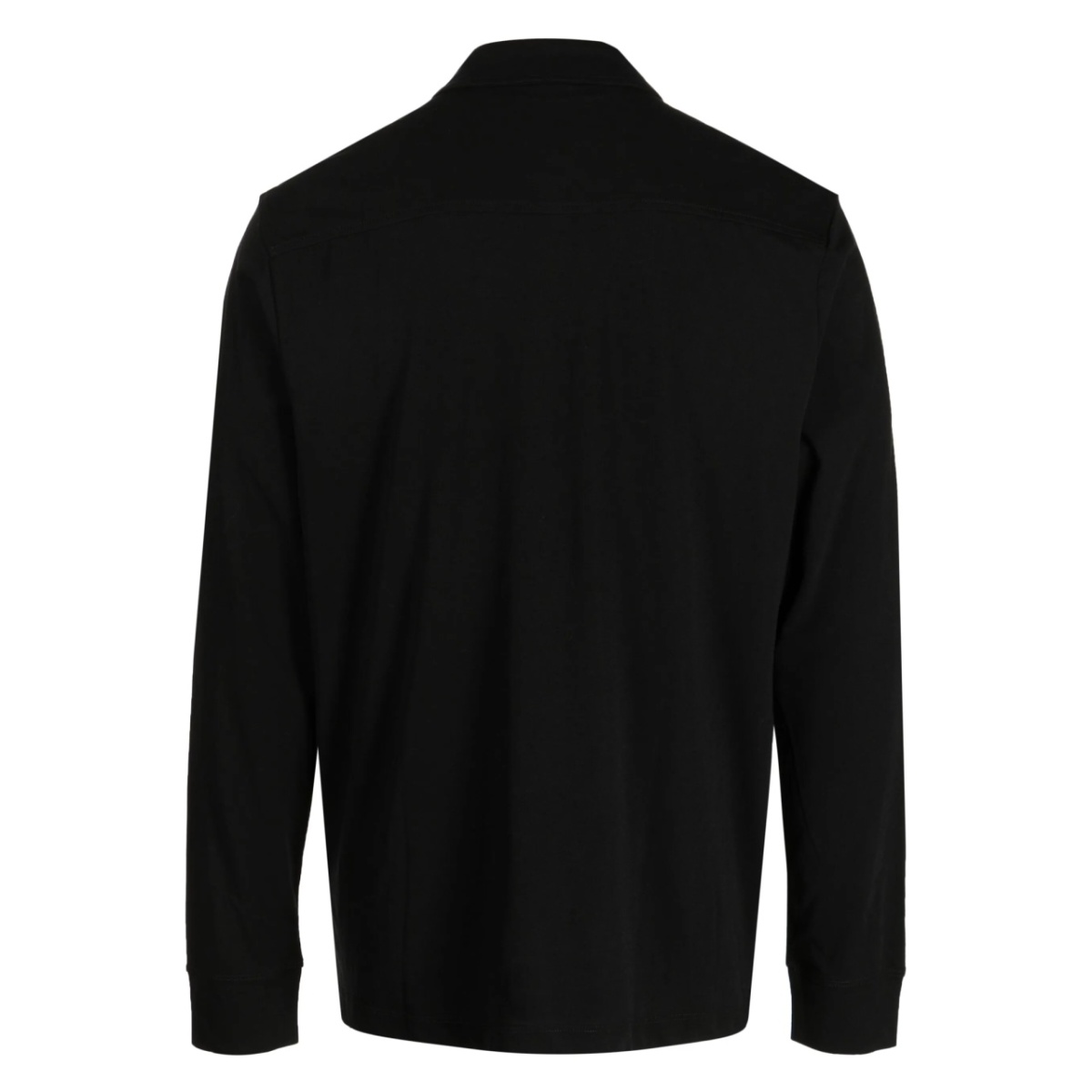 spread-collar jersey shirt - Img 2