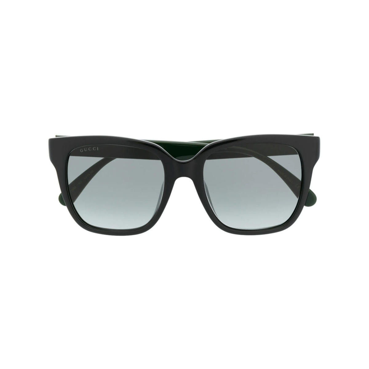 square-frame Web-stripe sunglasses