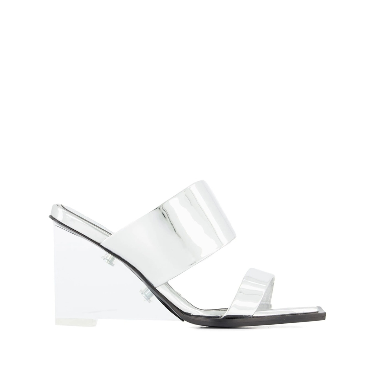square-toe wedge-platform sandals