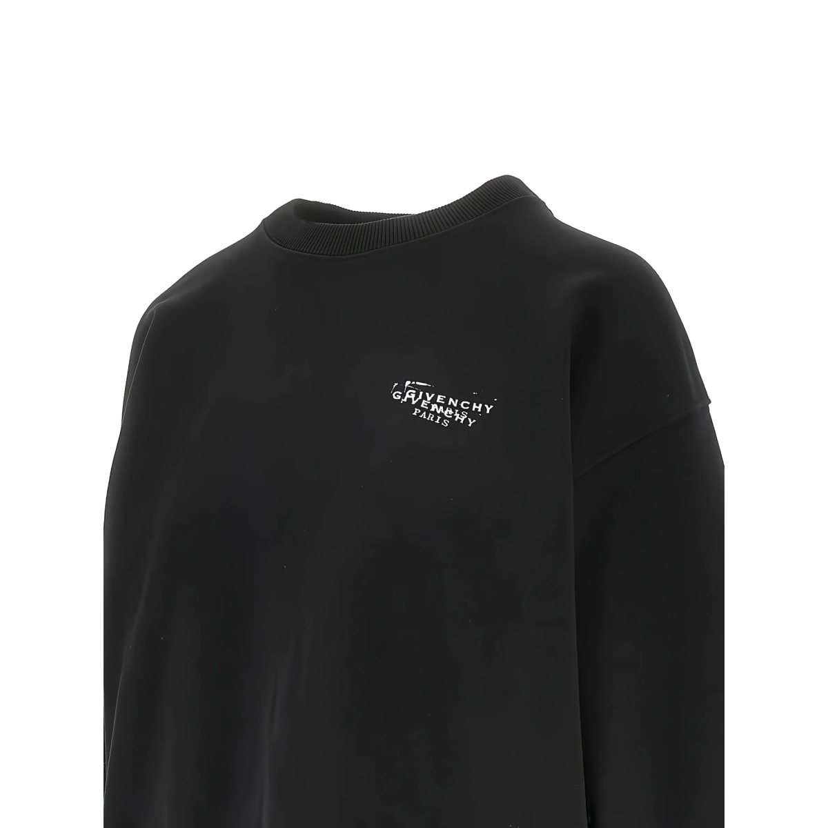 Stamp-print crew-neck sweatshirt - Img 2