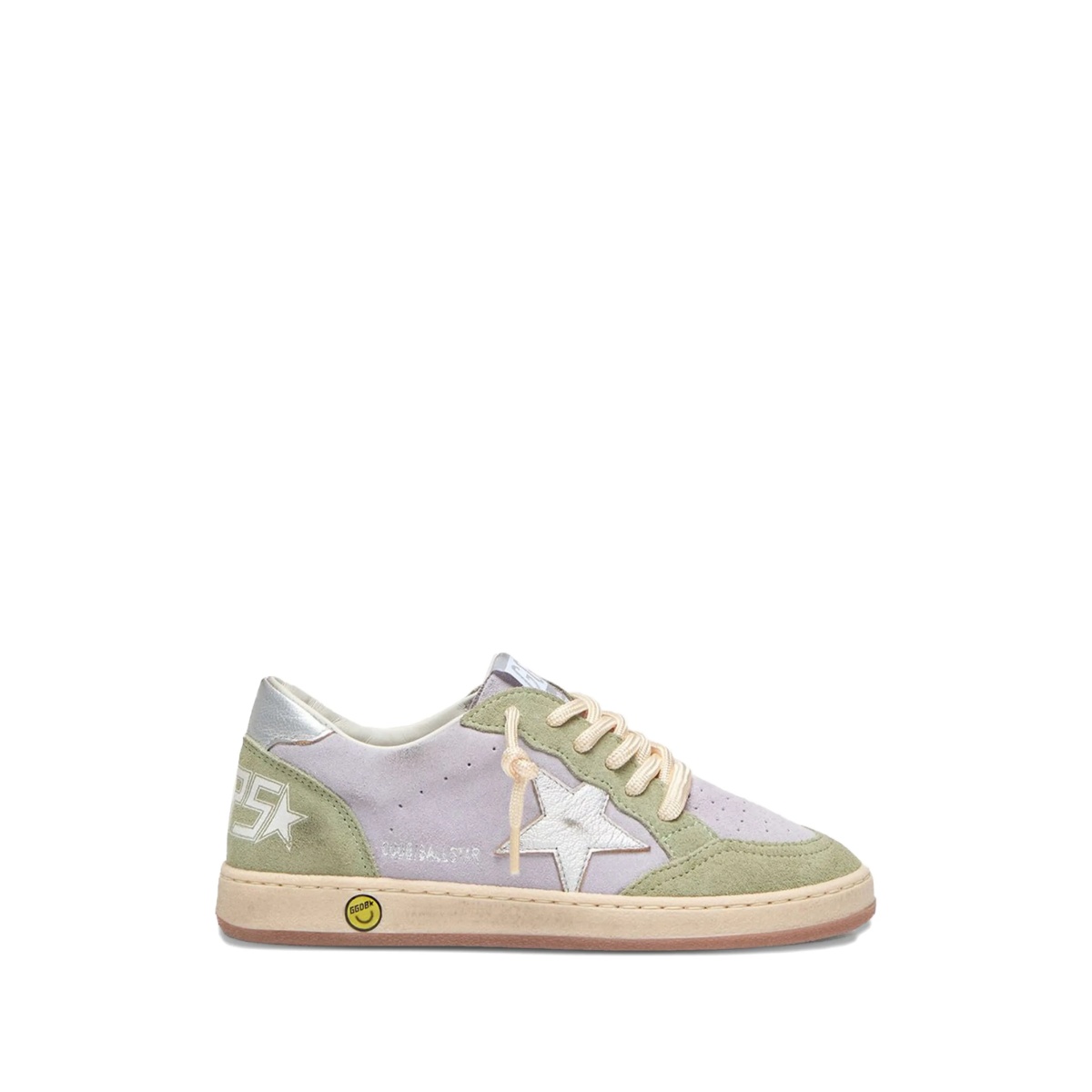 star-patch lace-up sneakers - Img 2
