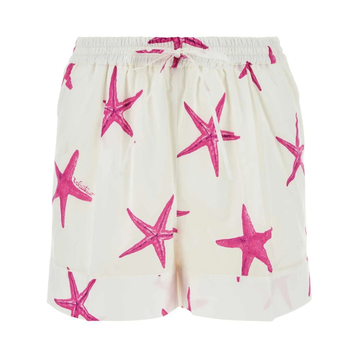 star-print shorts