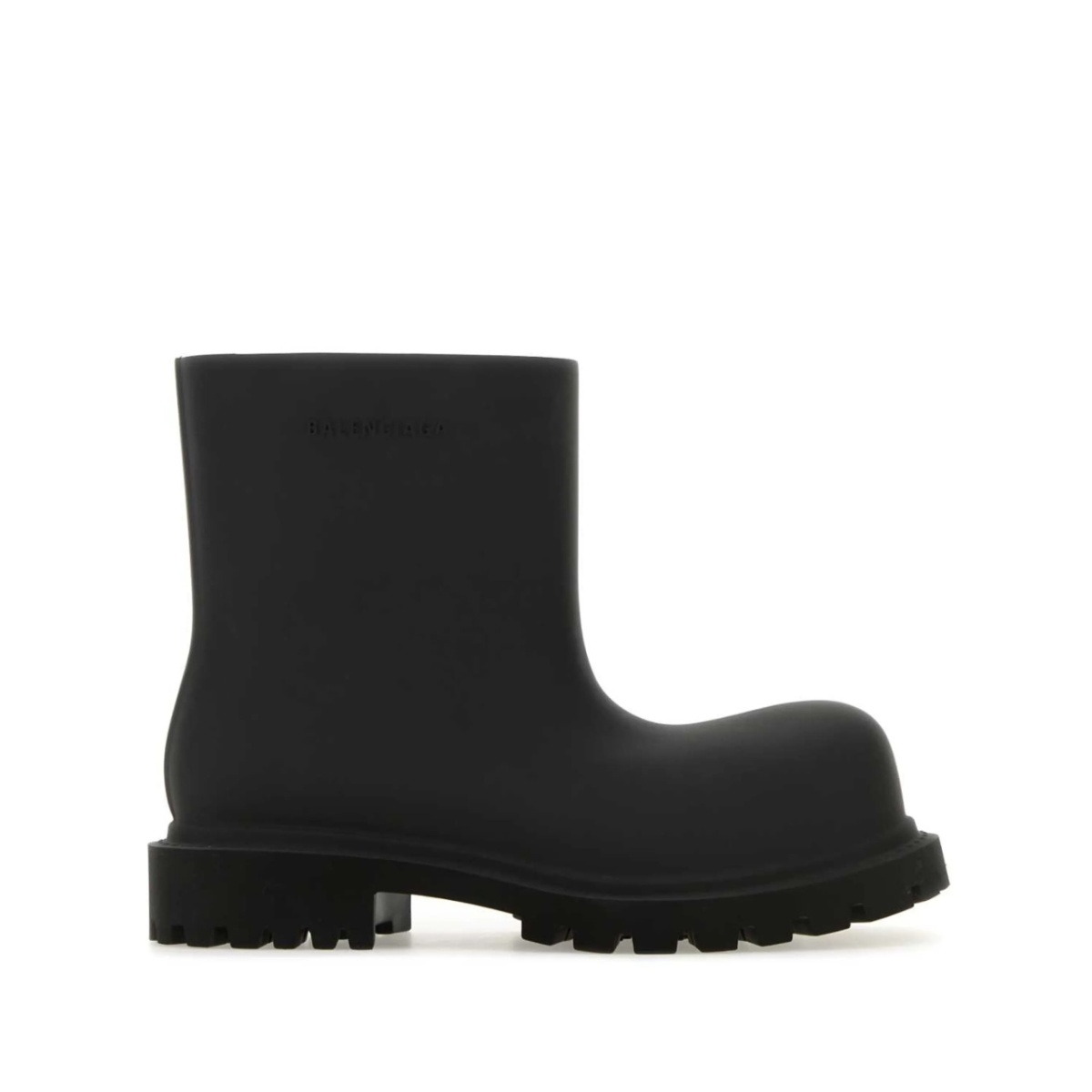 Steroid logo-embossed ankle boots
