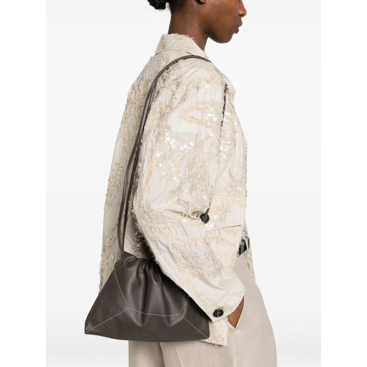 stitched shoulder bag - Img 2