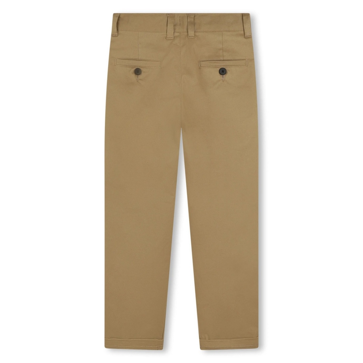 straight-leg cotton trousers - Img 2