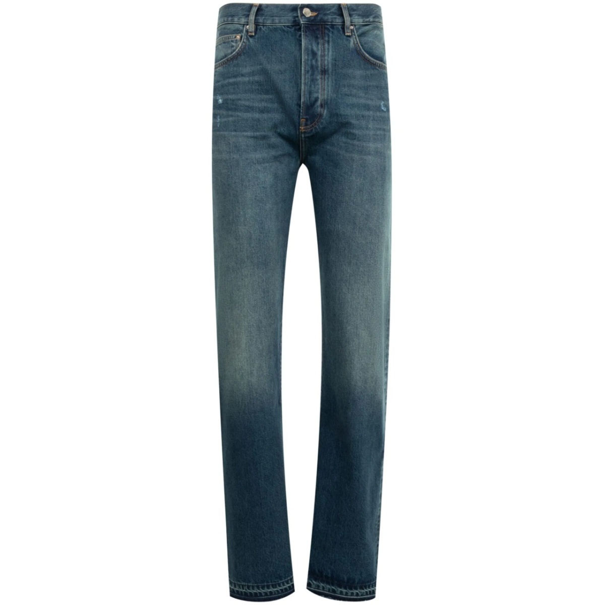 straight-leg jeans