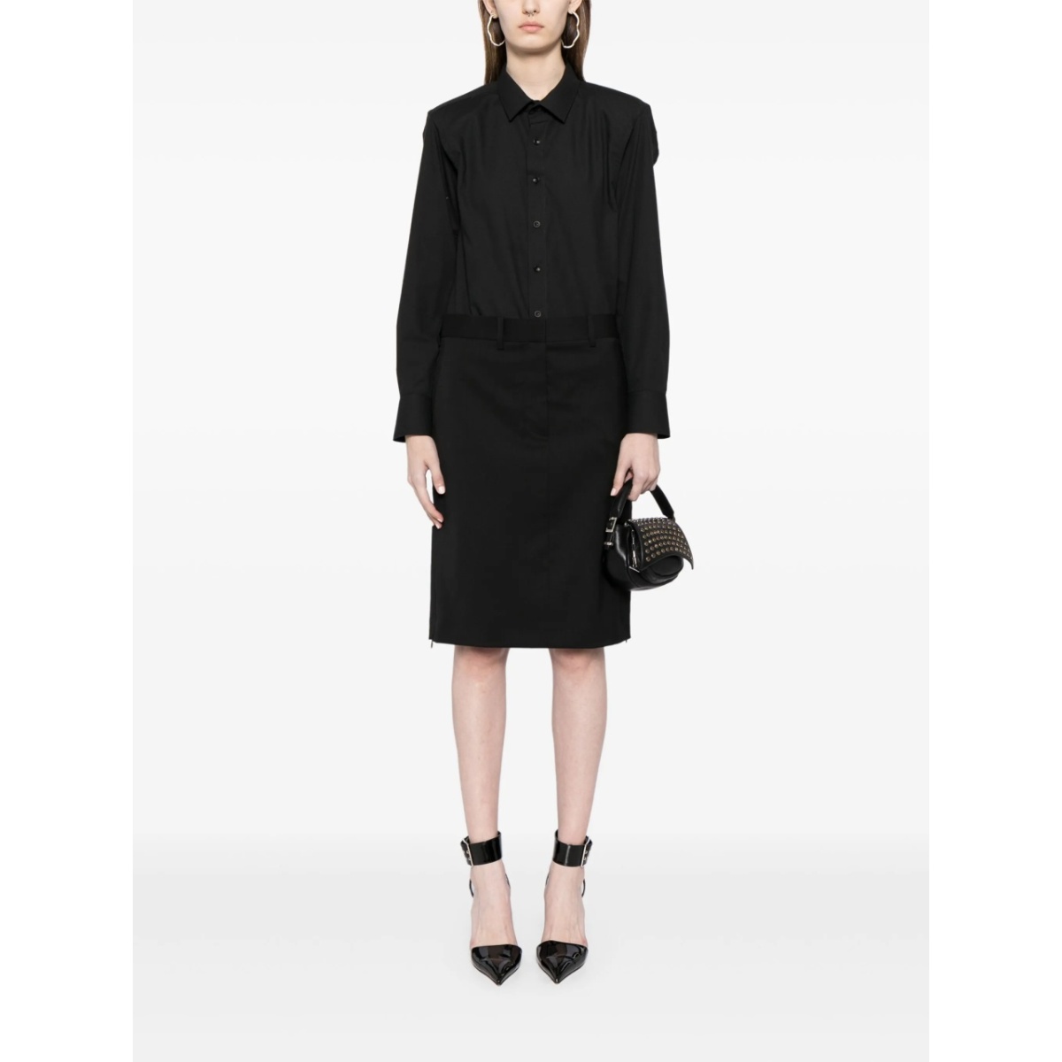 straight wool skirt - Img 2