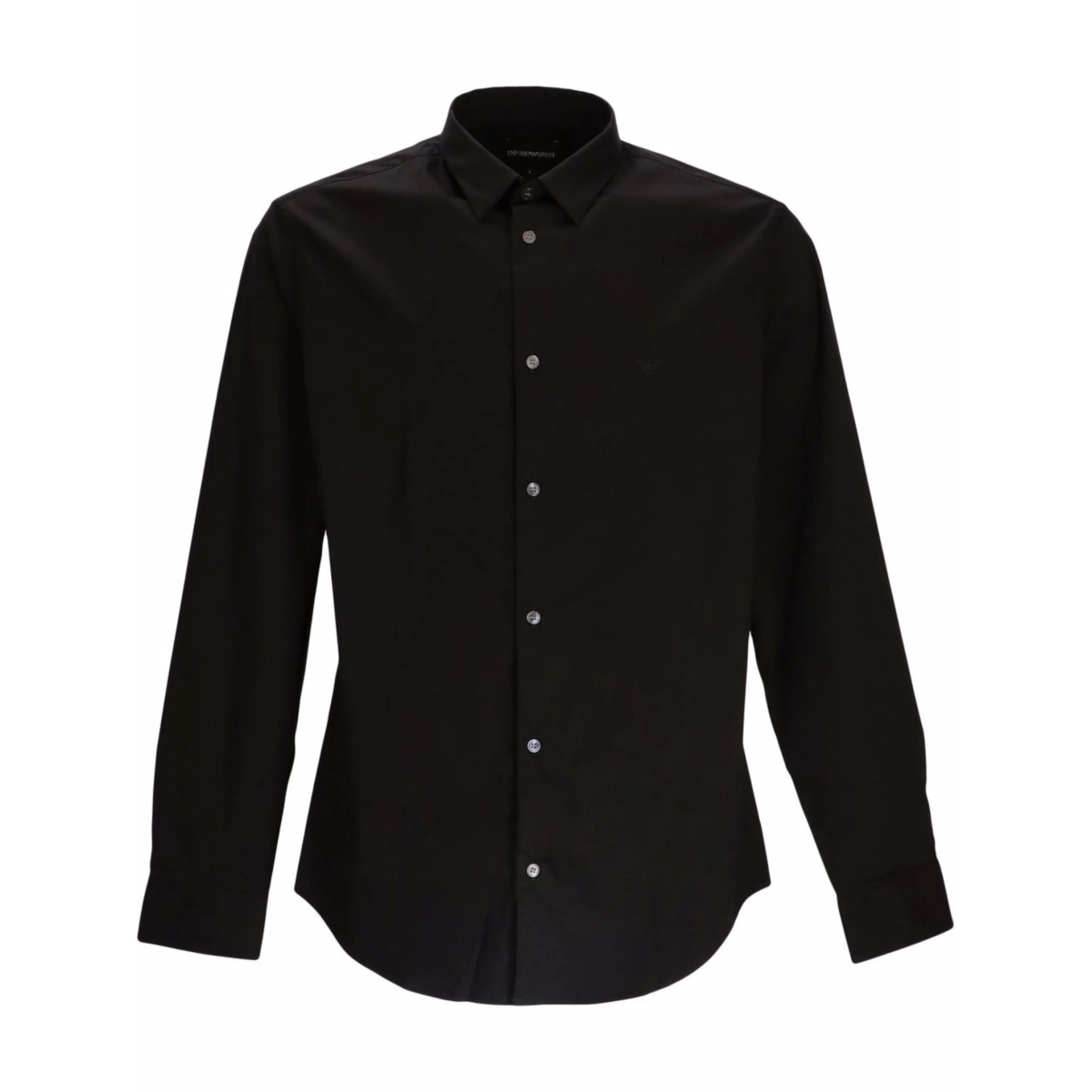stretch-fit button-up shirt