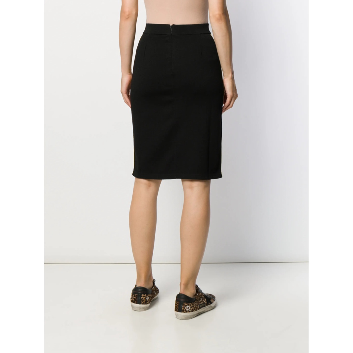 stripe panel pencil skirt - Img 4