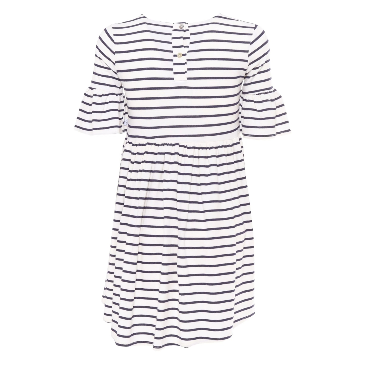 striped bell-sleeve dress - Img 2