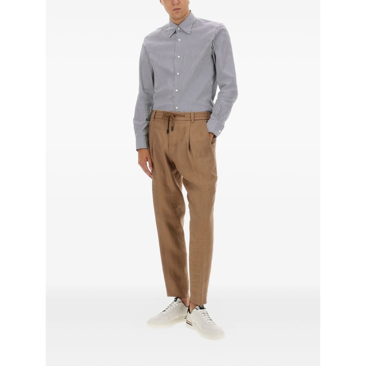 striped camel shirt - Img 2