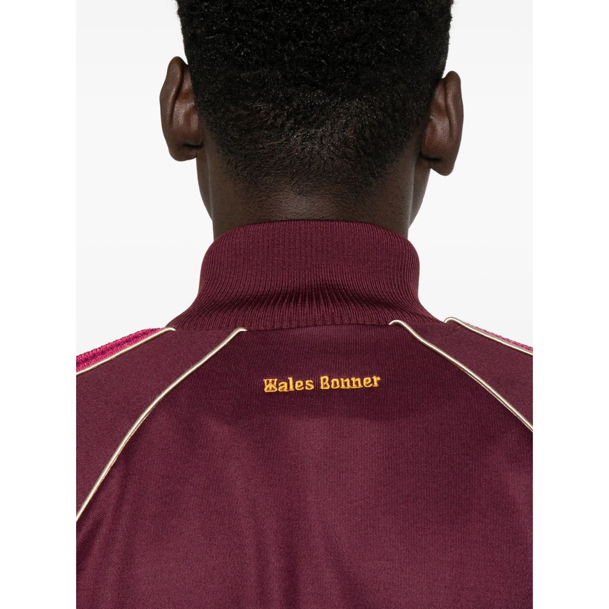 striped-panel zip-up track top - Img 5