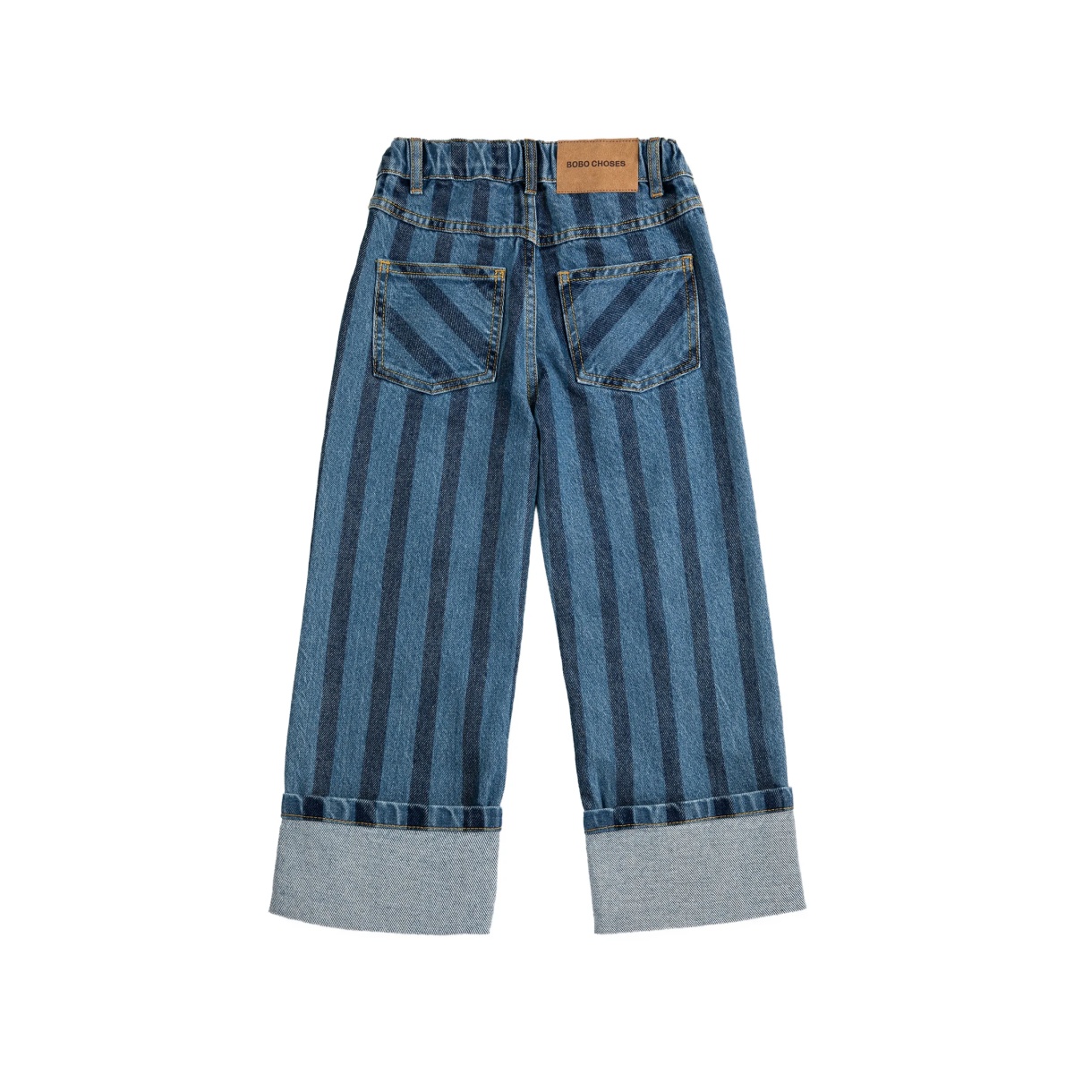 striped-pattern belt-loop trousers - Img 2
