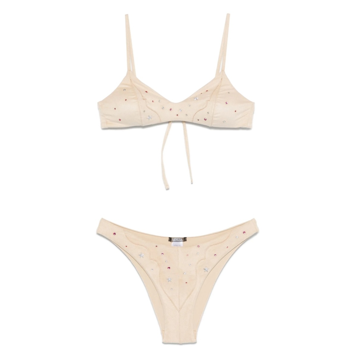 stud-embellished bikini