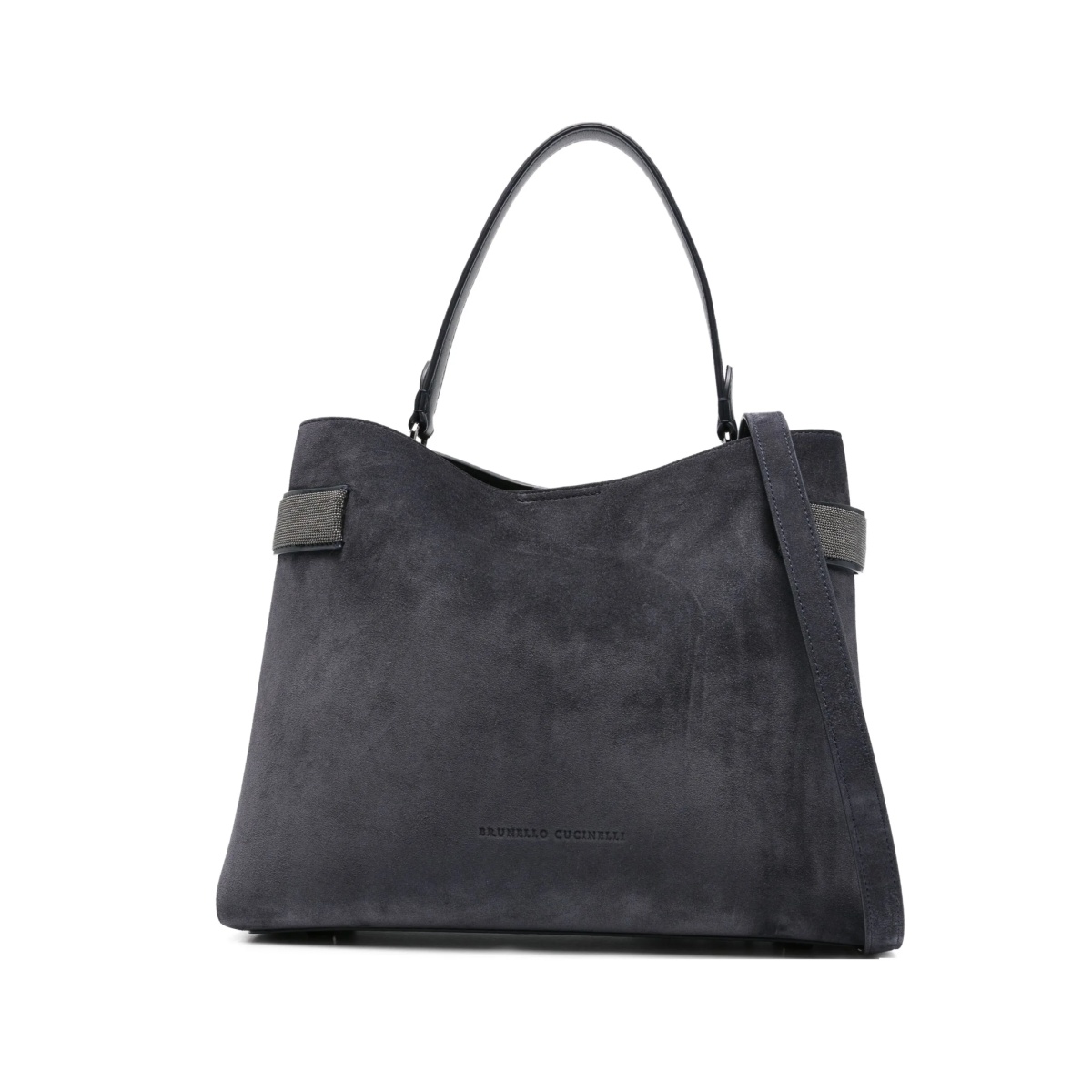 suede tote bag