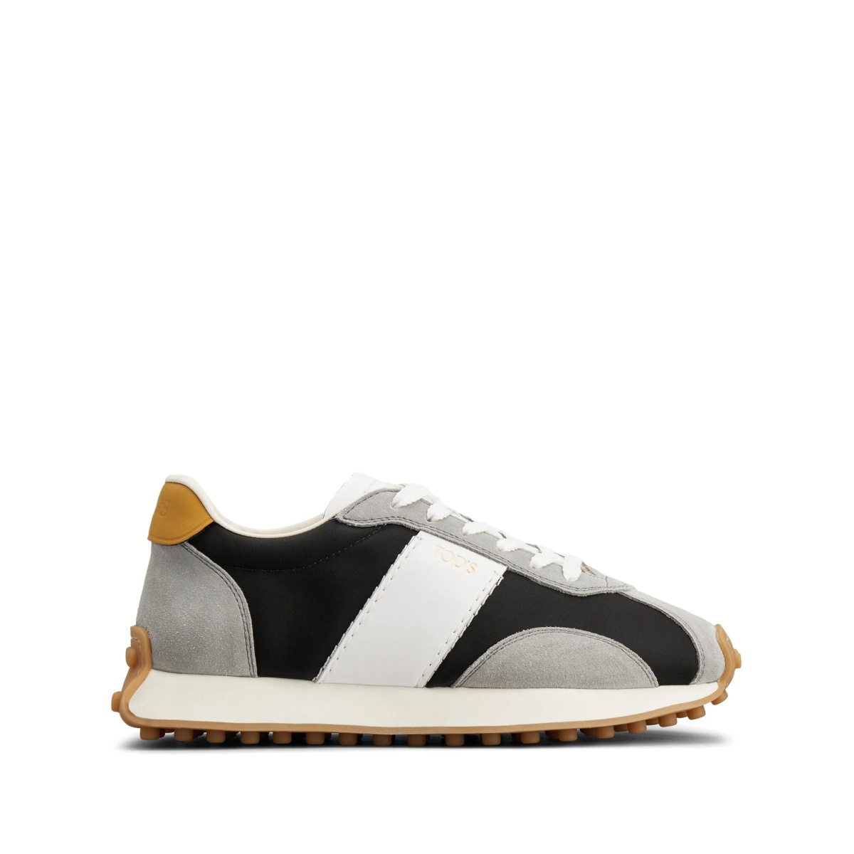 suede-trimmed sneakers