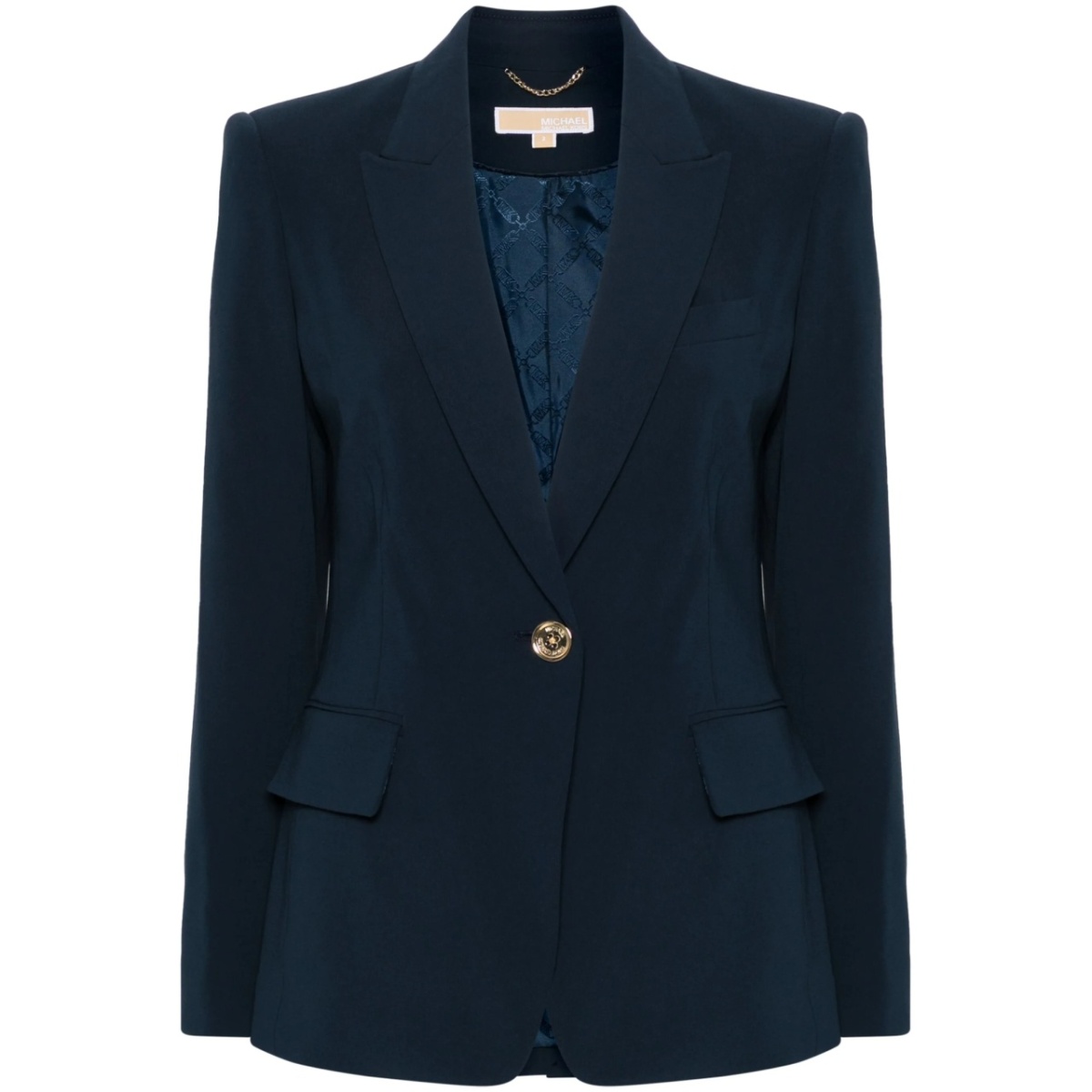 tailored double crêpe blazer