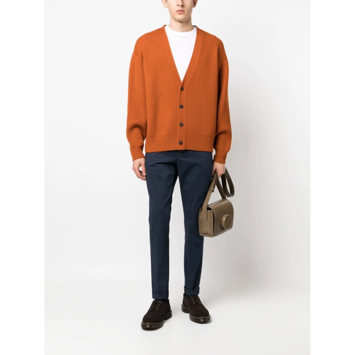 tapered-leg cropped chinos - Img 2