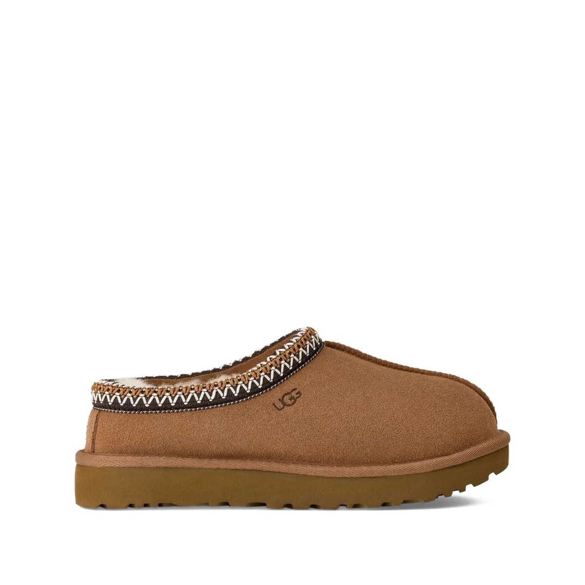 Tasman II whipstitch-trim slippers