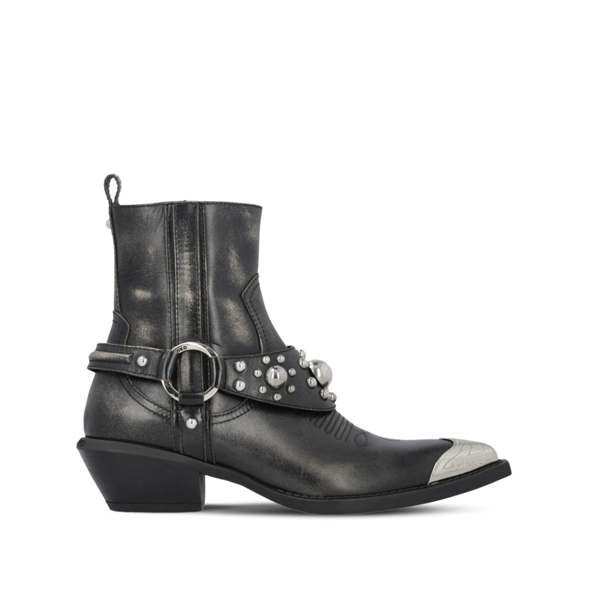 Tex leather ankle boots