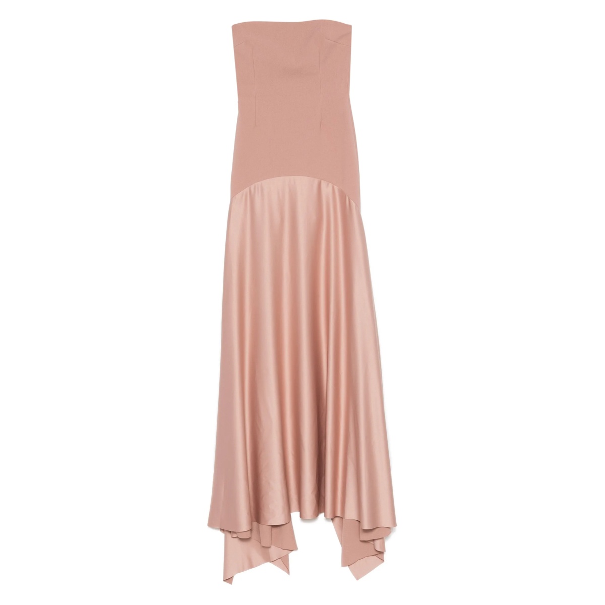 The Alessandra strapless gown