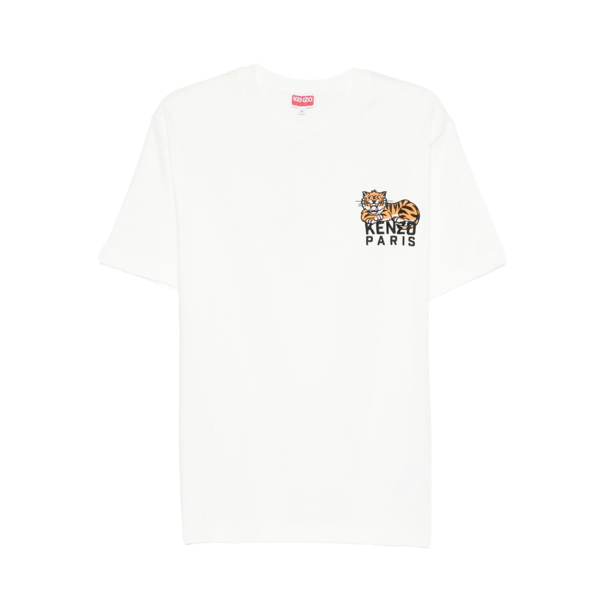 tiger-embroidered T-shirt