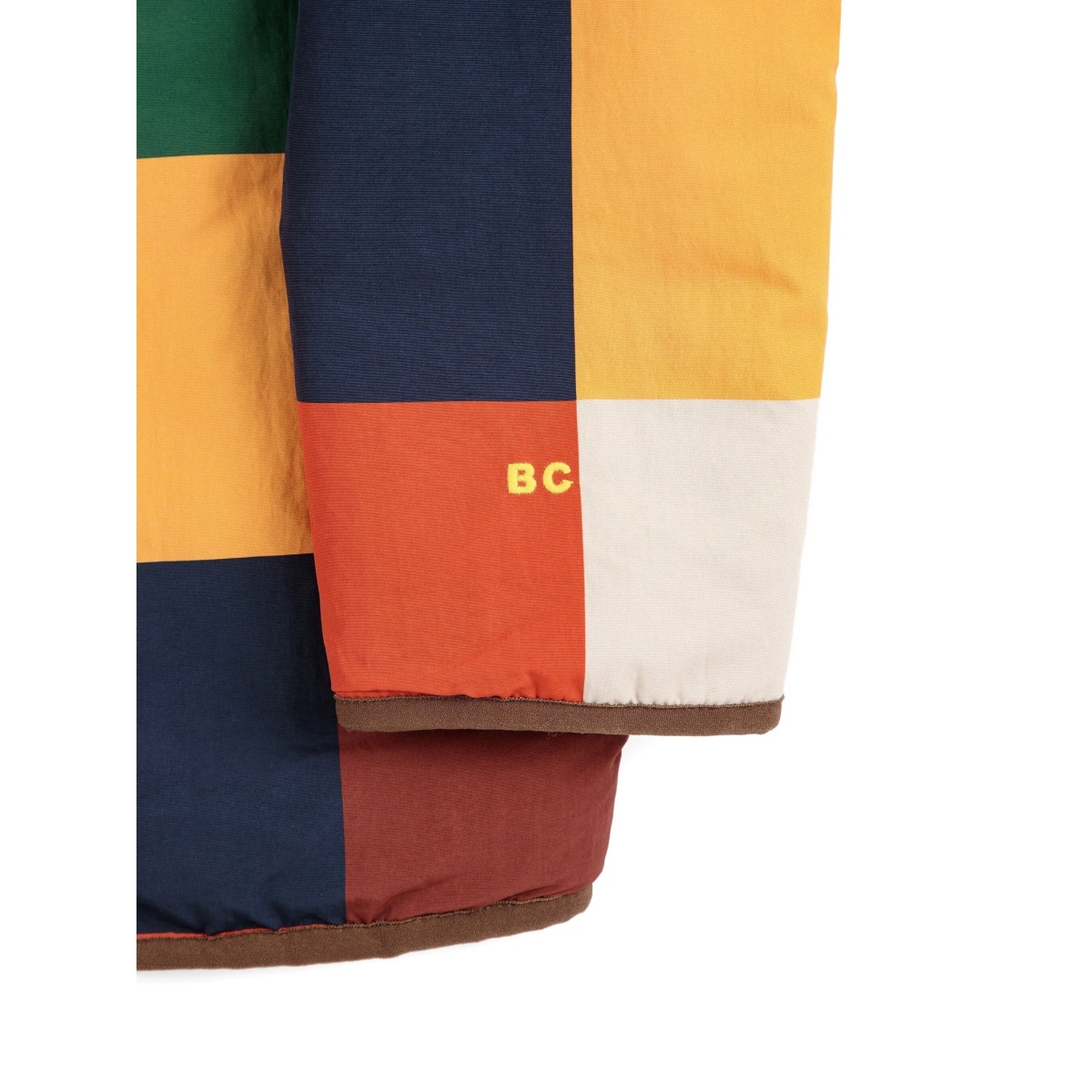 Tiles reversible patchwork corduroy-trimmed jacket - Img 2