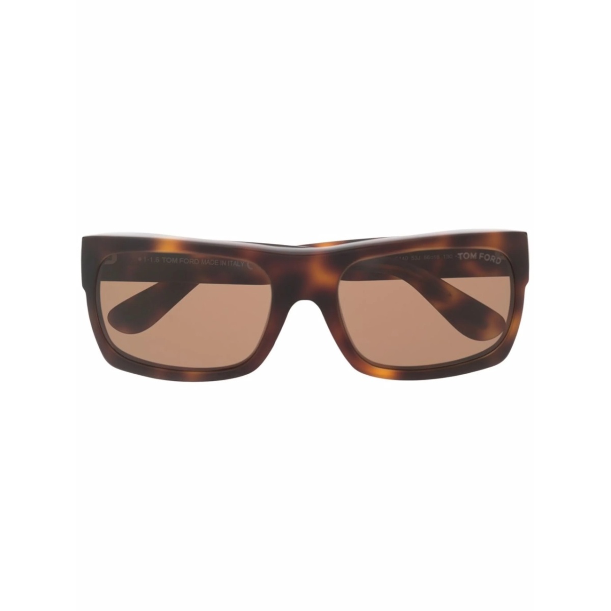 tortoiseshell square-frame sunglasses