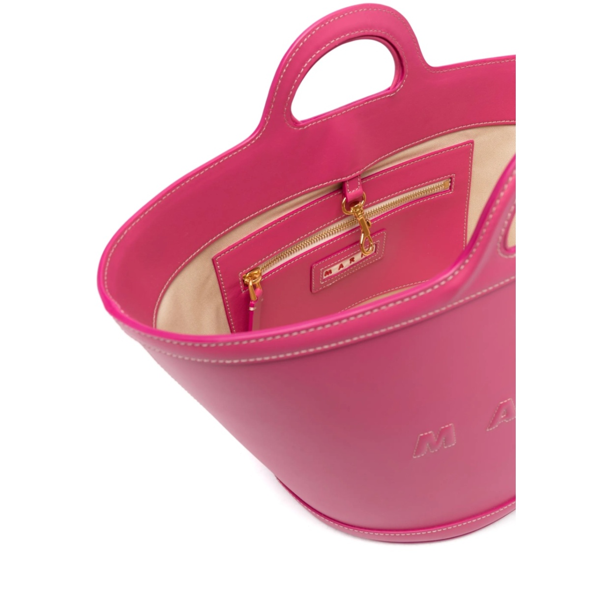 Tropicalia leather tote bag - Img 5