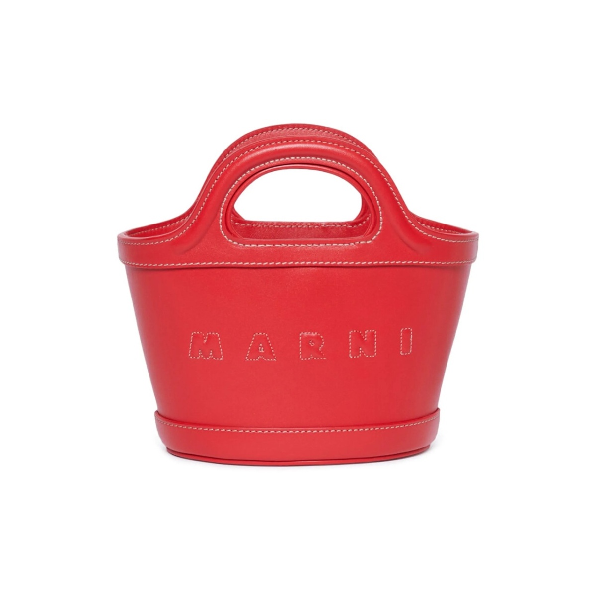 Tropicallia logo-embroidered bucket bag