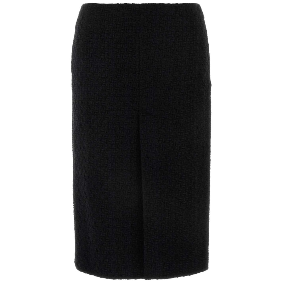 tweed midi skirt