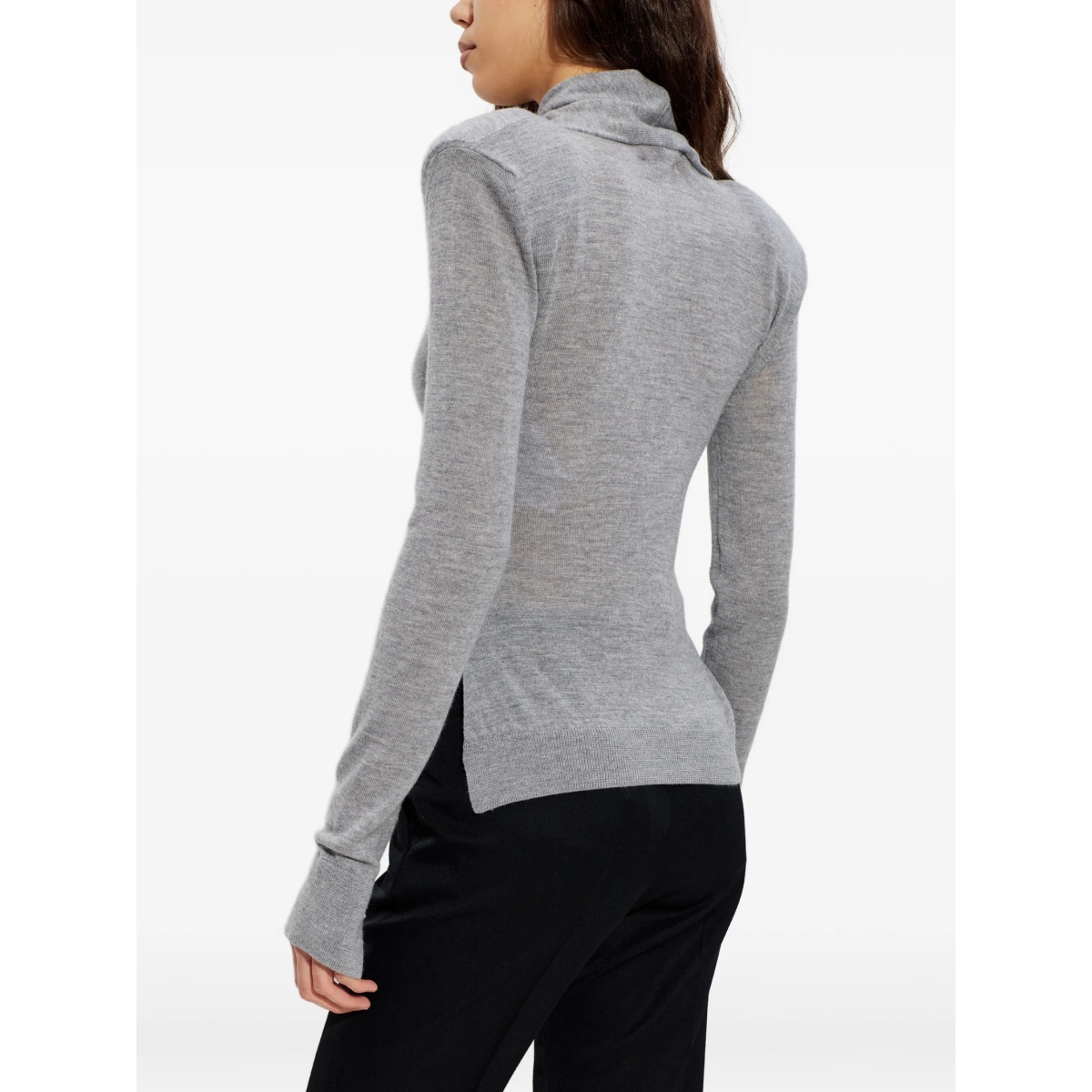 twisted fine-knit top - Img 4