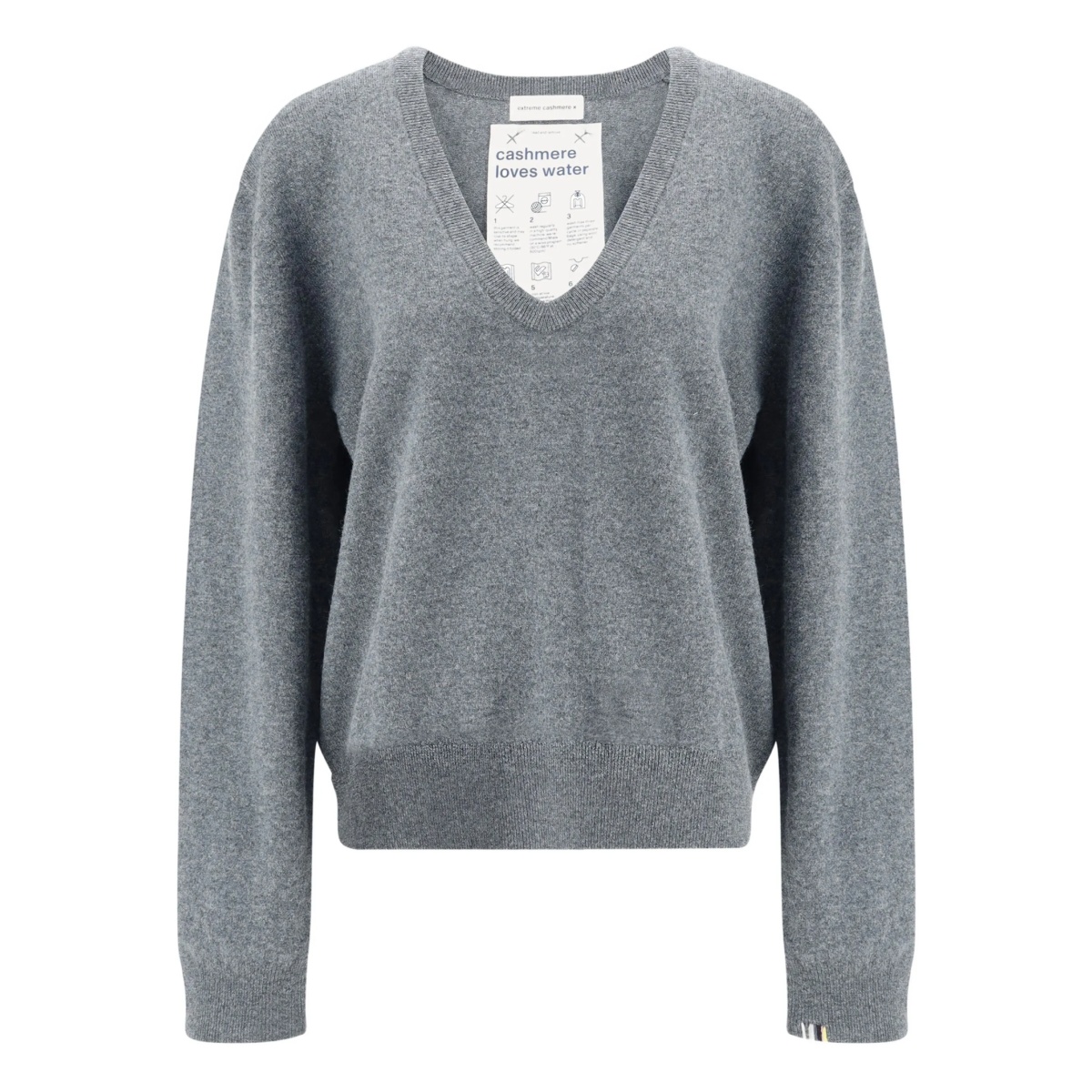 V-neck cashmere sweater