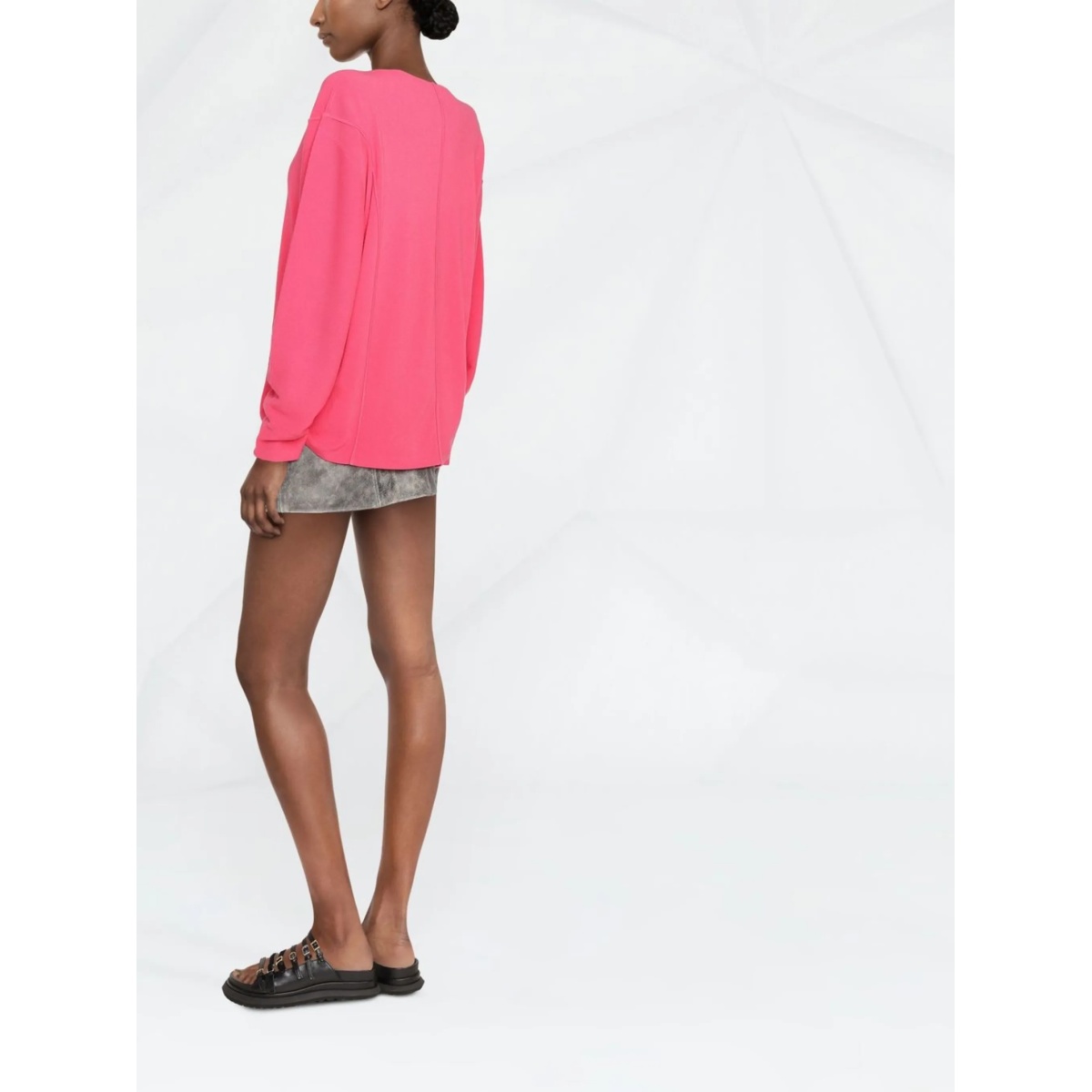 V-neck puff-sleeve jumper - Img 4