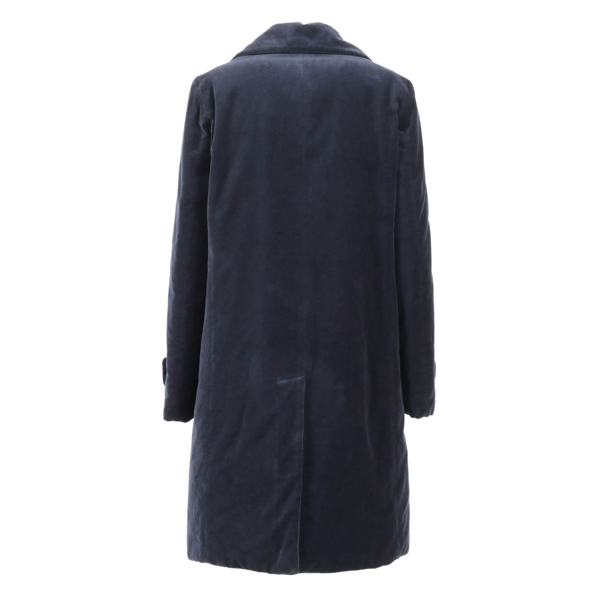 velvet double-breasted coat - Img 2