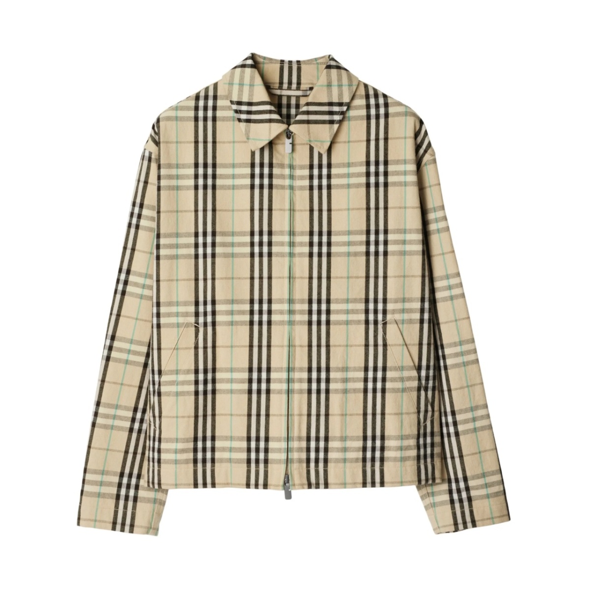 Vintage Check cotton jacket