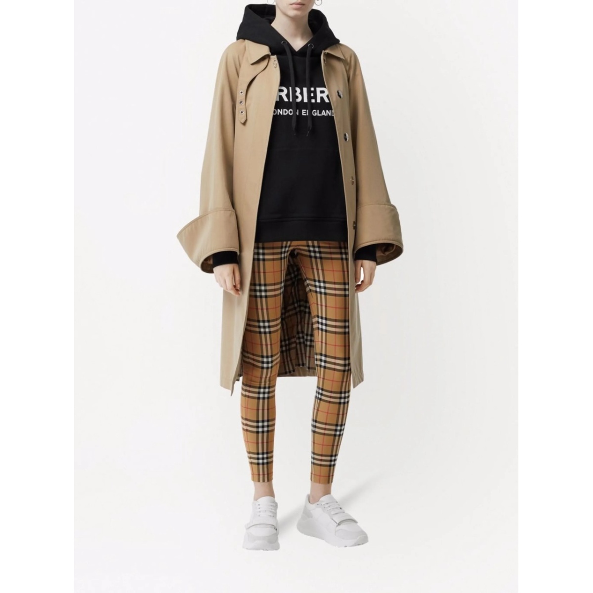 vintage check leggings - Img 2