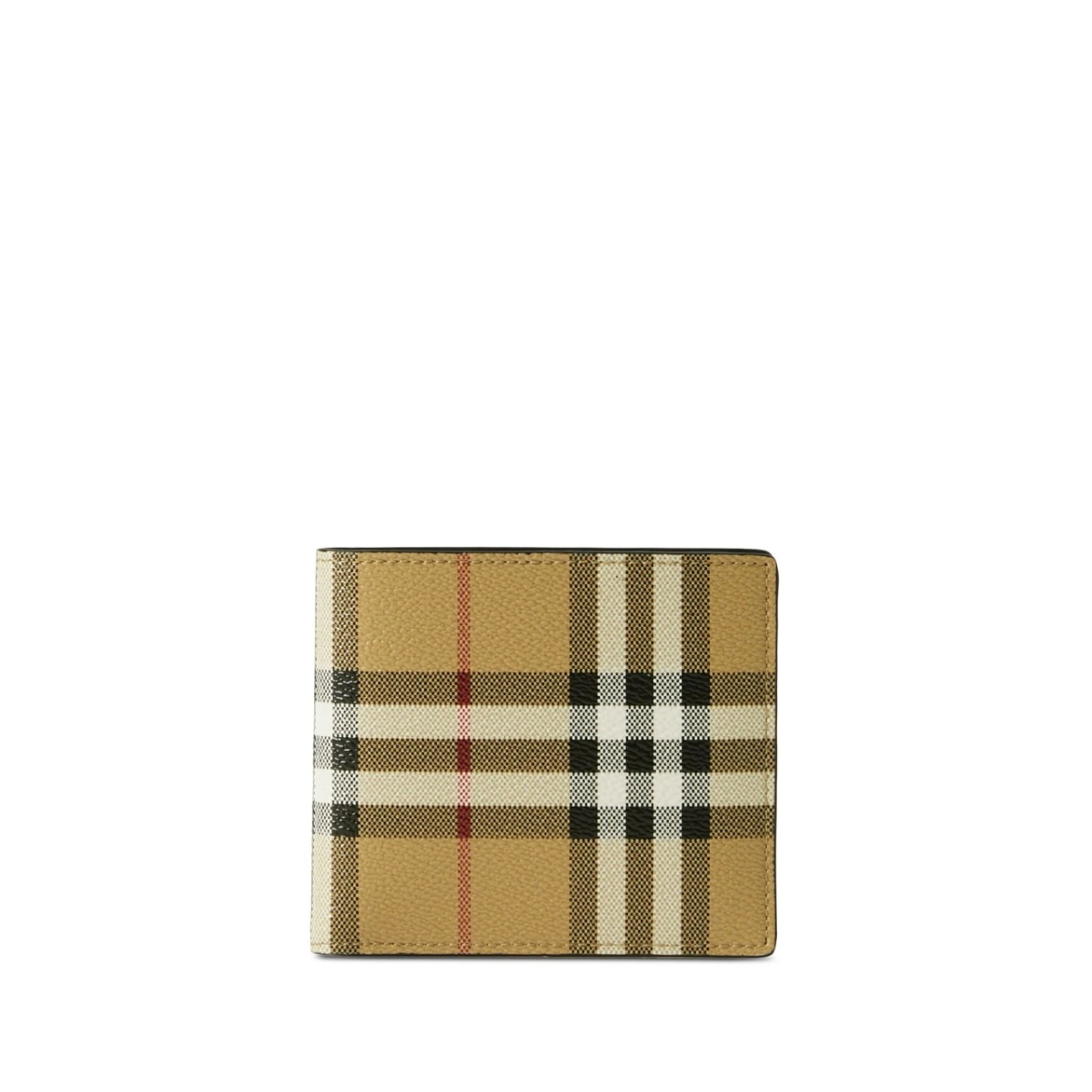 Vintage Check-print wallet