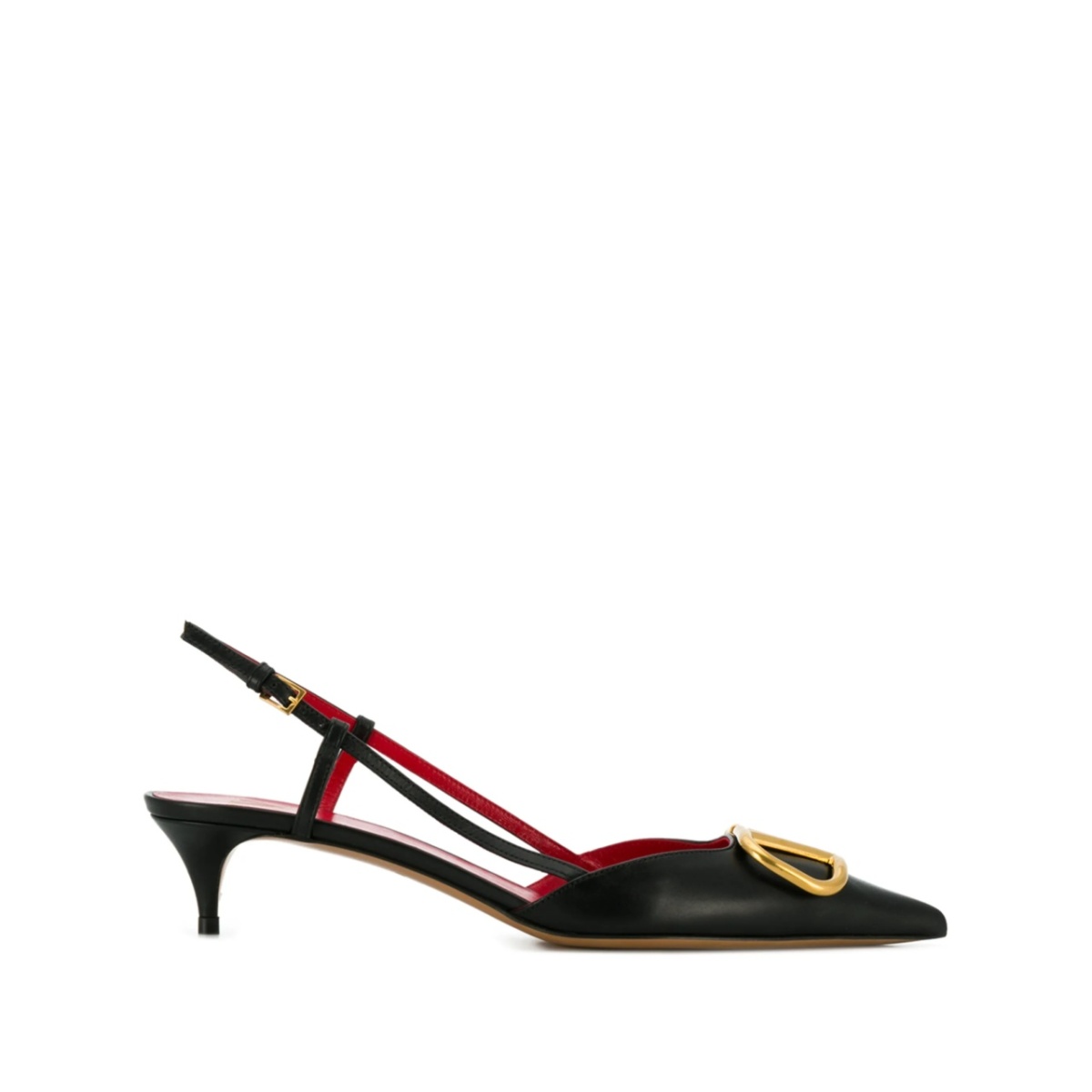 VLogo Signature 40mm slingback pumps