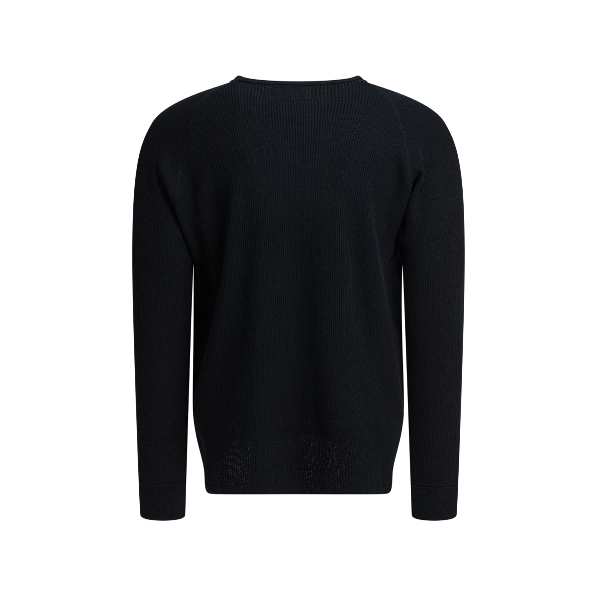 waffle-texture long-sleeve T-shirt - Img 2