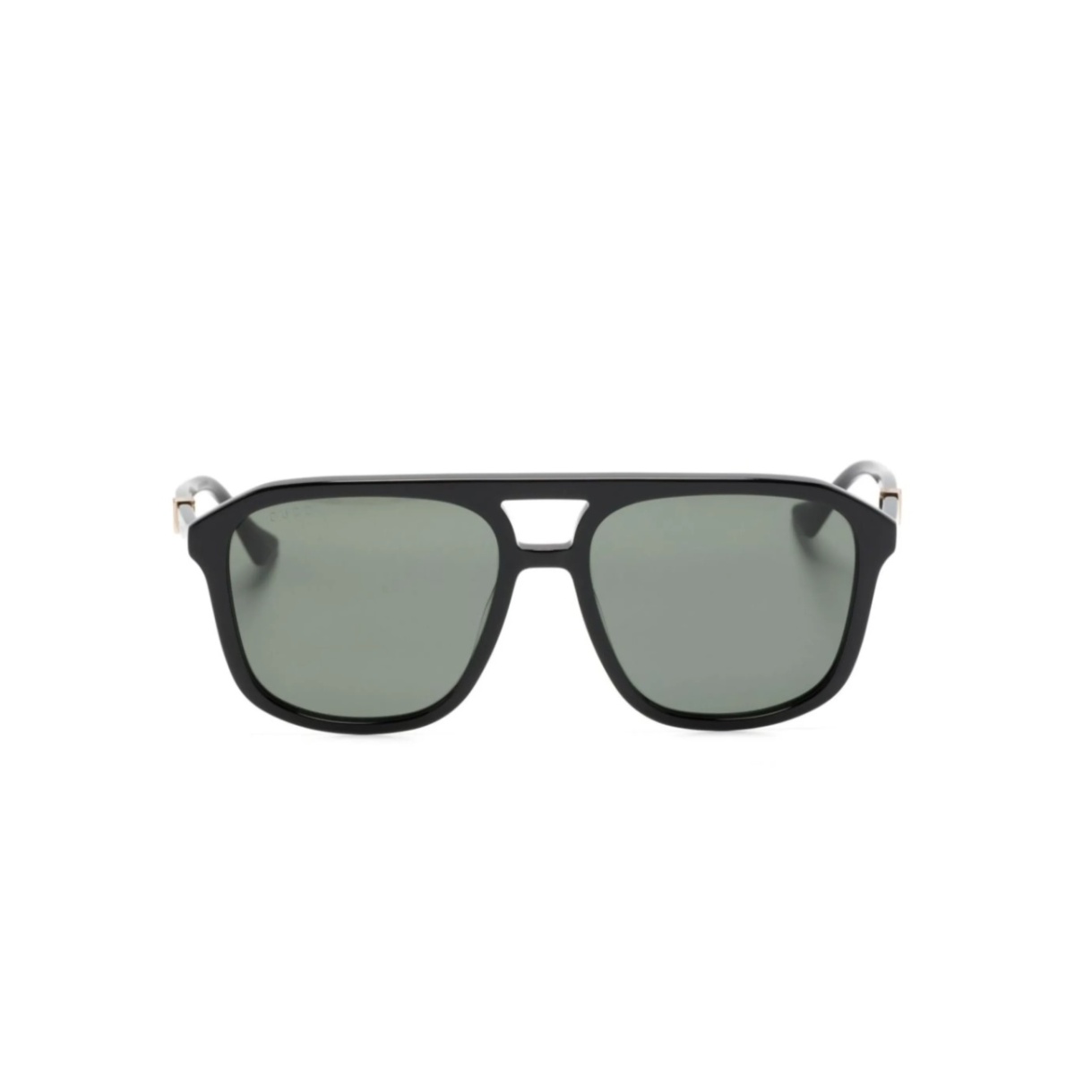Web-detailed navigator-frame sunglasses
