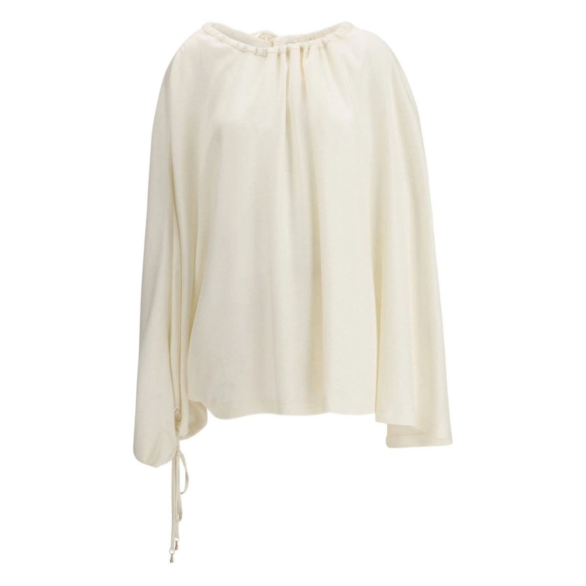 Wilmer drawstring-detail draped blouse
