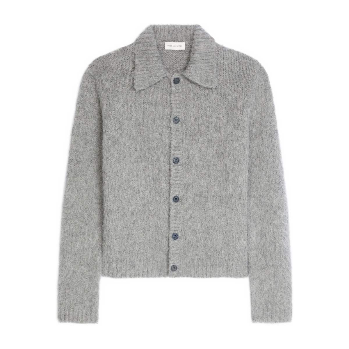 wool-blend cardigan