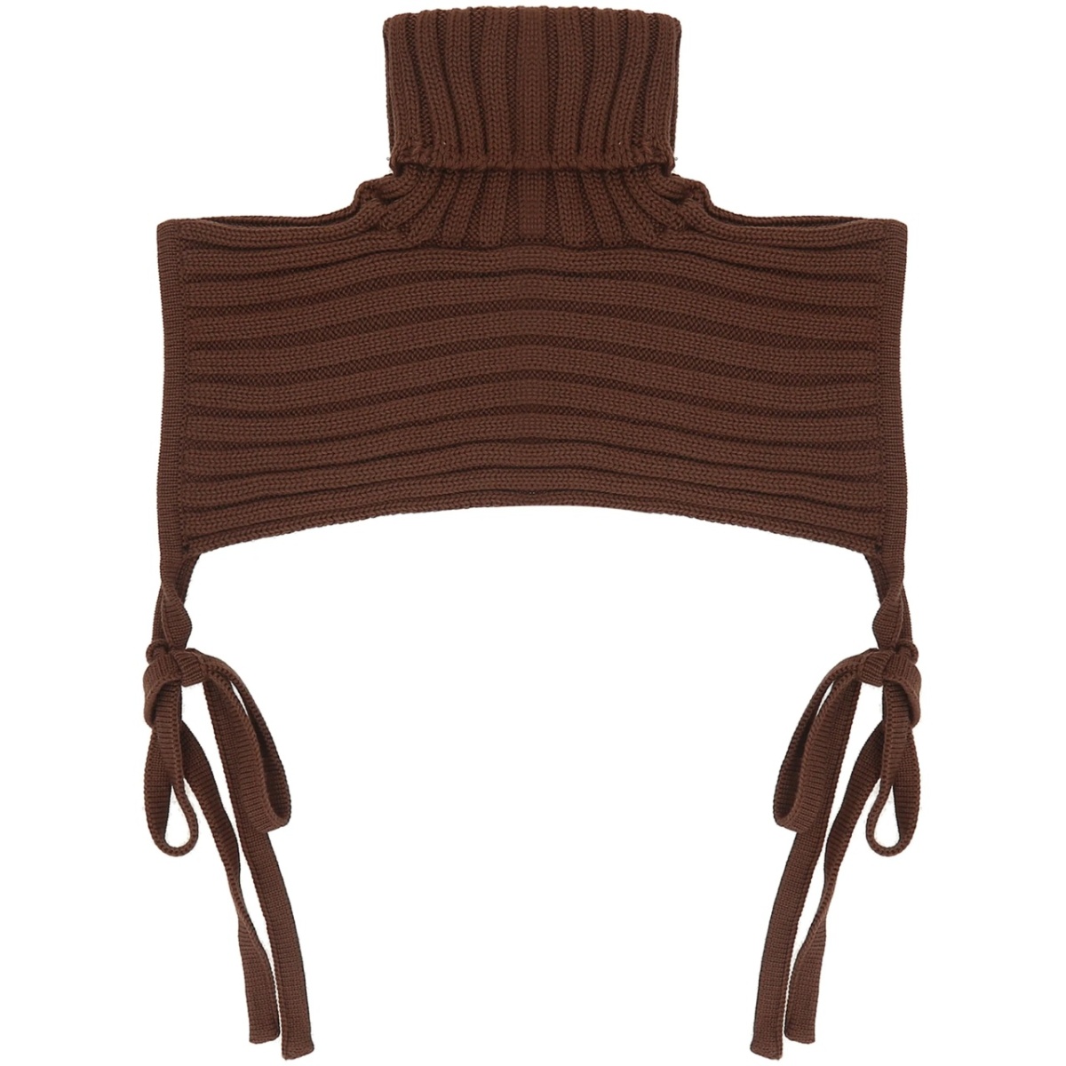 wool roll-neck shrug