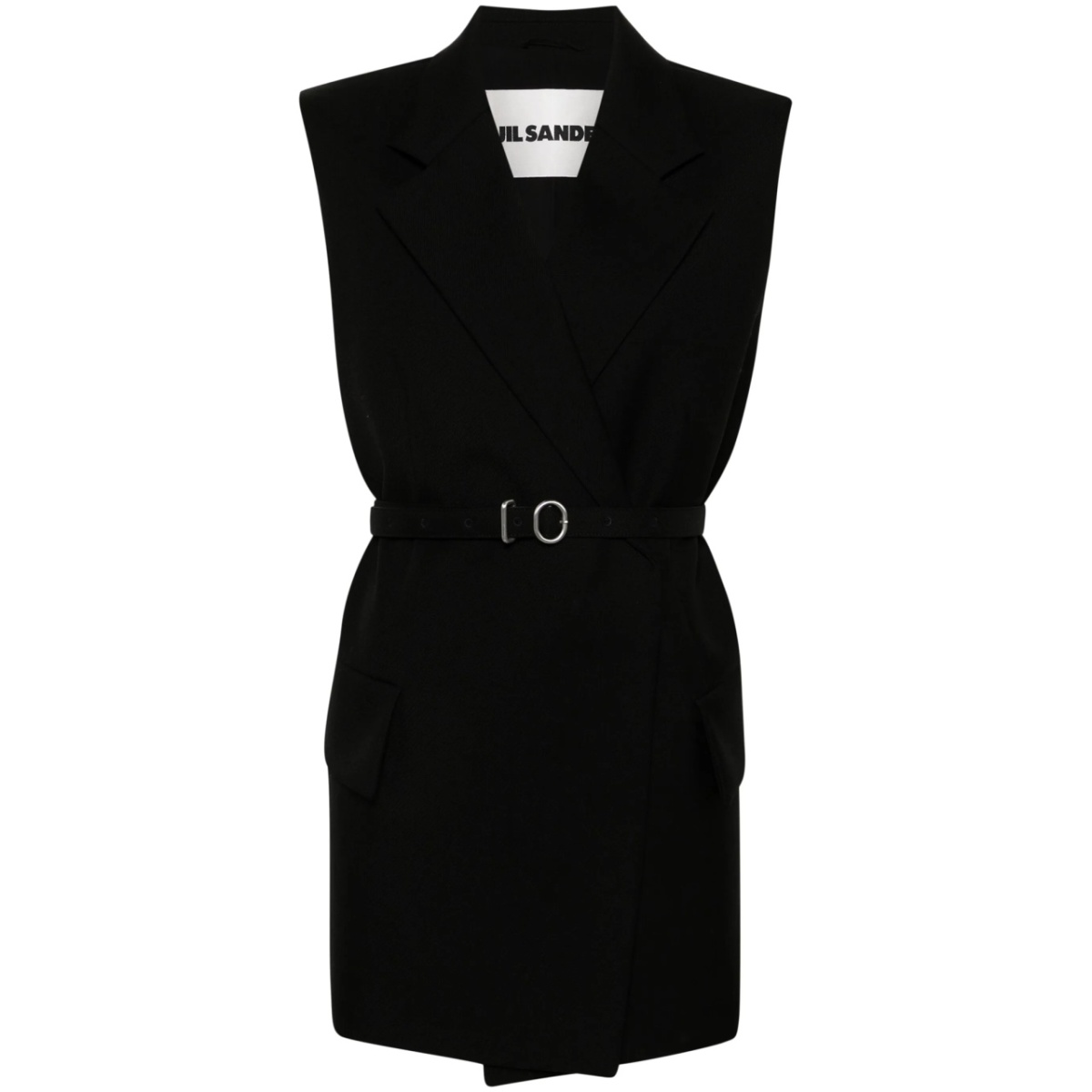 wool sleeveless coat