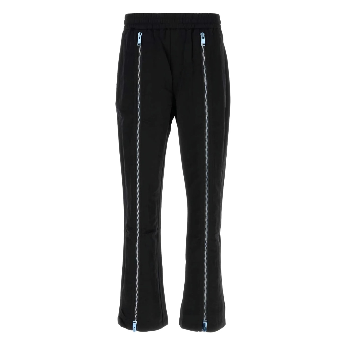 zip-detail track pants