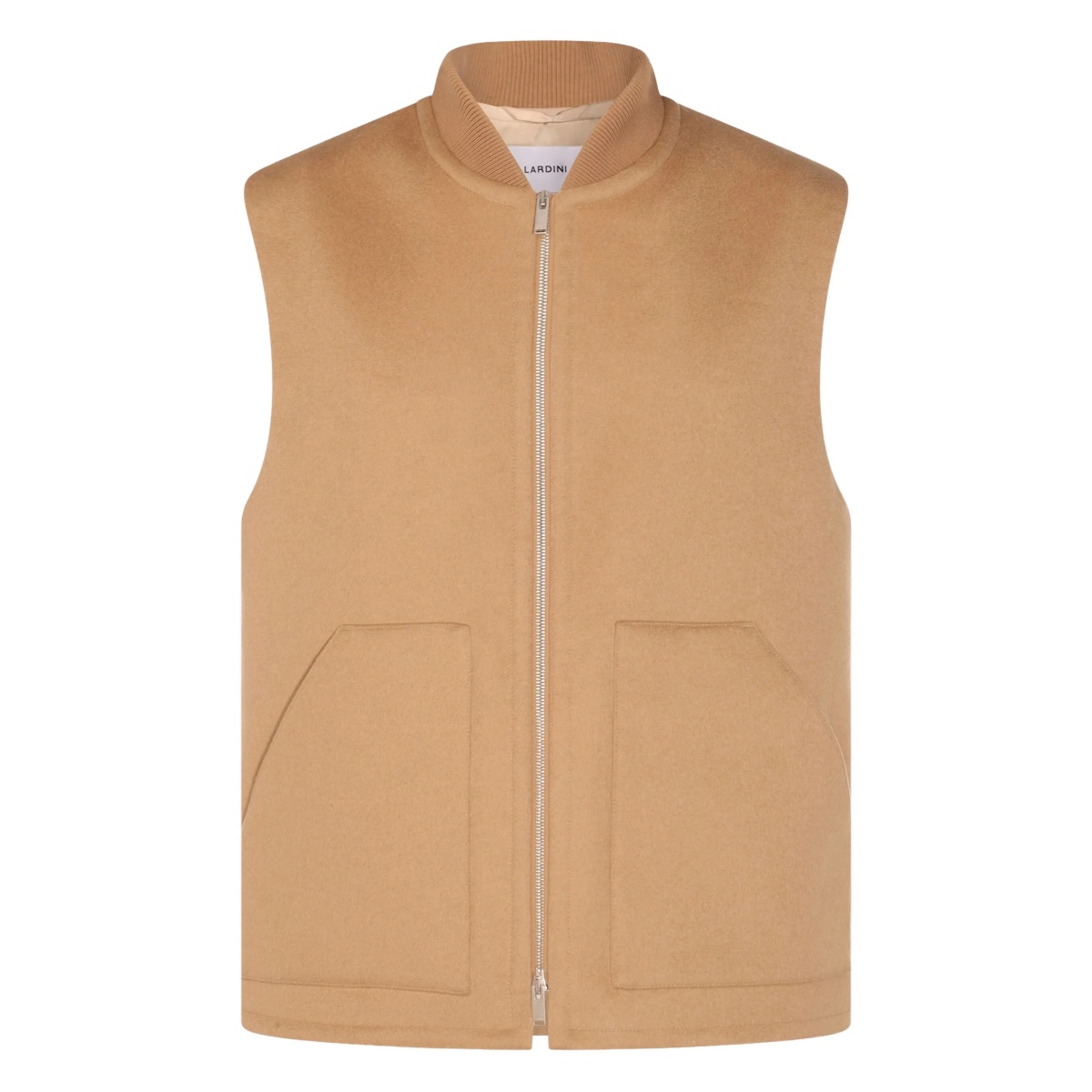 zip-front patch-pocket waistcoat