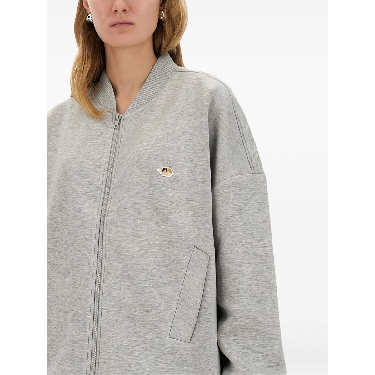 zip-up bomber jacket - Img 4